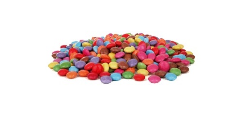 Bunch Colourful Chocolate Gems