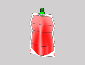 Shaped Top Spout Doypack