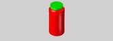 Round jar Press Fit Cap Pack Style